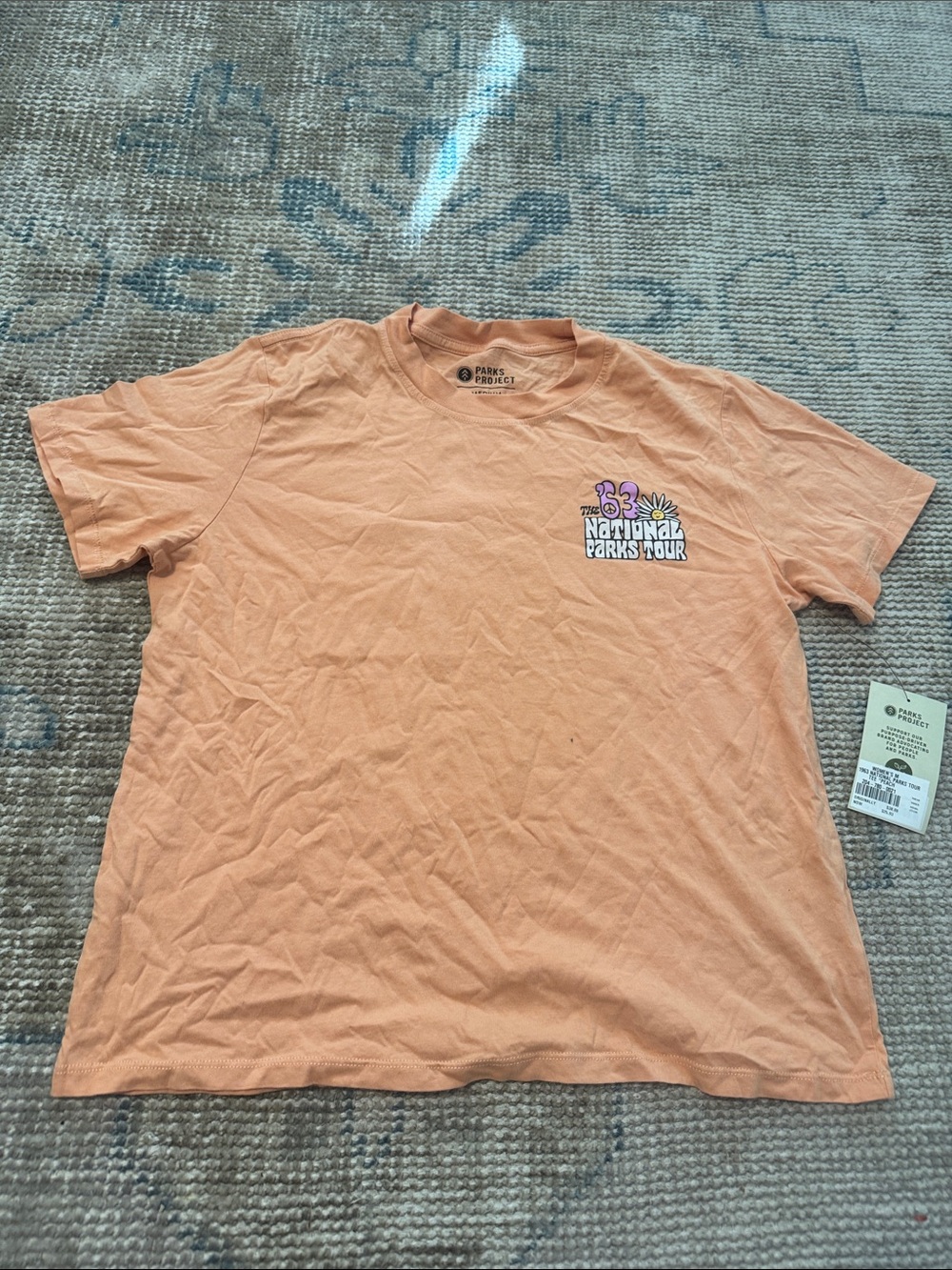 Parks Project Peach Short Sleeve National Parks Tour Tee